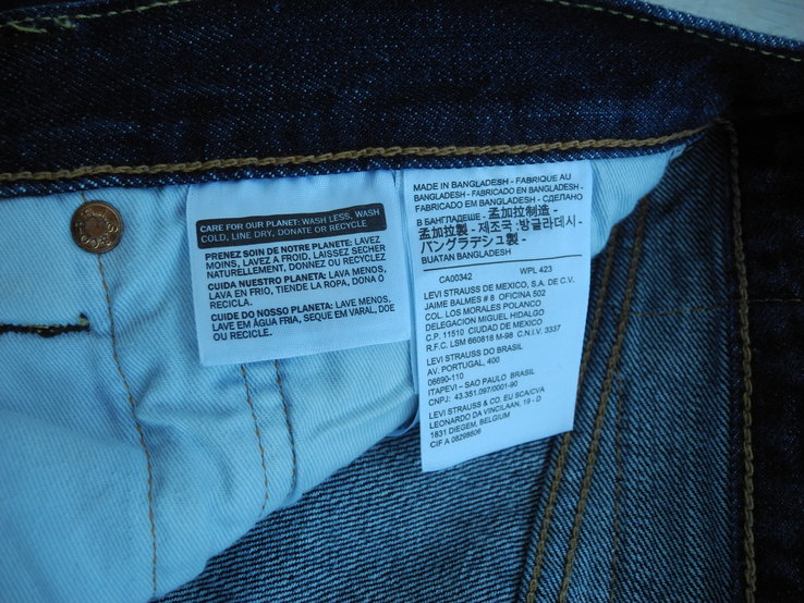 Джинсы Levis 501 32/34 ( Новое ), numer zdjęcia 8