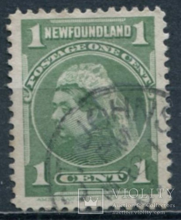 1897 Великобритания колонии Ньюфаундленд 1с, фото №2