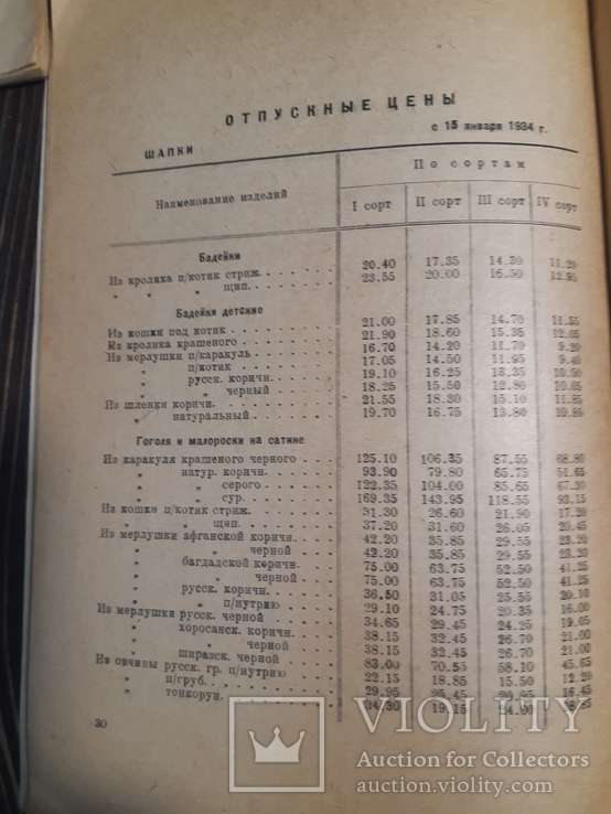 1934 Прейскурант на пушно-меховые и овчино-шубные товары, фото №12