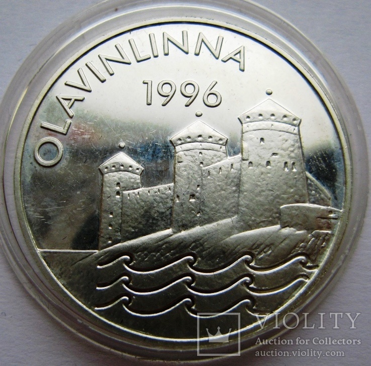 Финляндия, 10 серебряных евро 2006 "Крепость OLAVINLINNA", фото №2