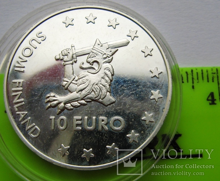Финляндия, 10 серебряных евро 2006 "Крепость OLAVINLINNA", фото №5