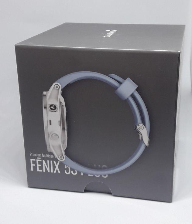 Inteligentny zegarek Garmin Fenix 5S Plus White with Sea Foam Band, numer zdjęcia 5