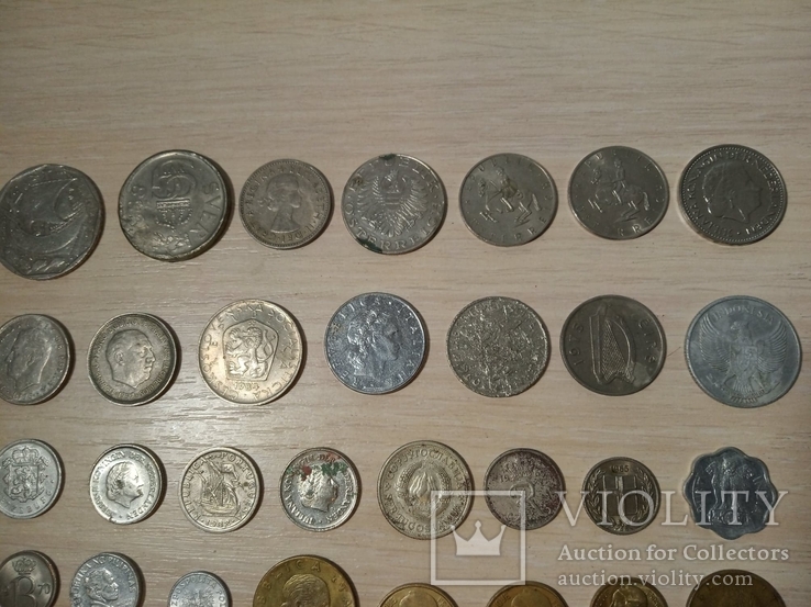 34 монеты разных стран мира 20век, фото №7