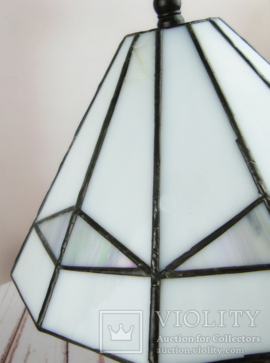 Настольная лампа в стиле Тиффани. Стекло, Германия., фото №10