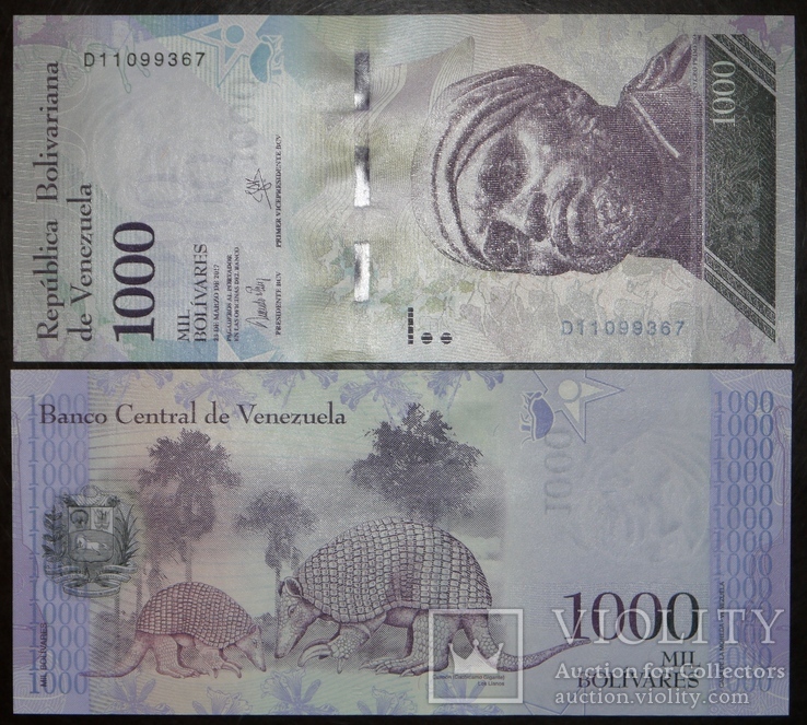 Венесуэла 1000 2017 UNC