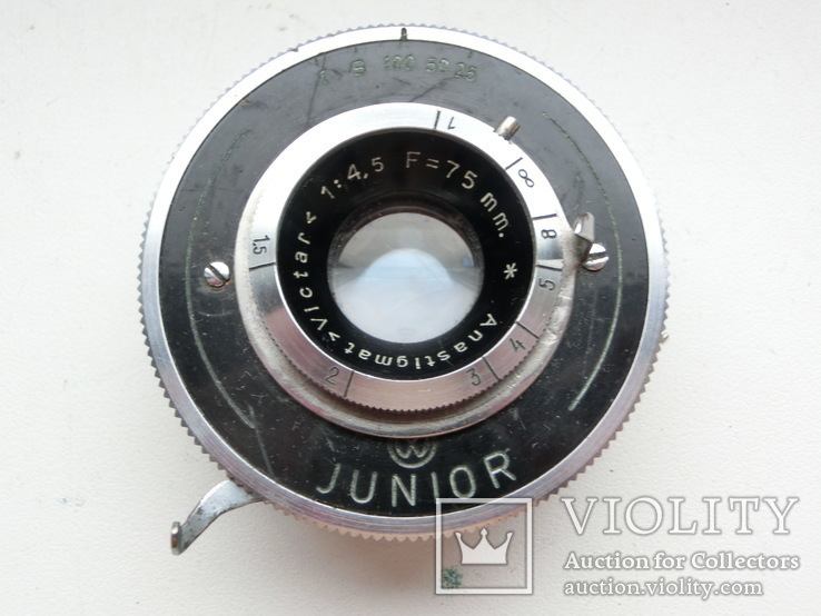 Объектив Junior Anastigmat VICTAR 1:4.5 F=75mm, фото №2