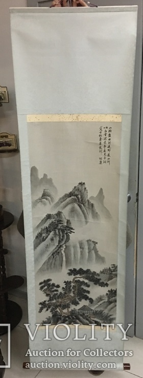 Японская картина-свиток, 30 - 40-е гг 20 века