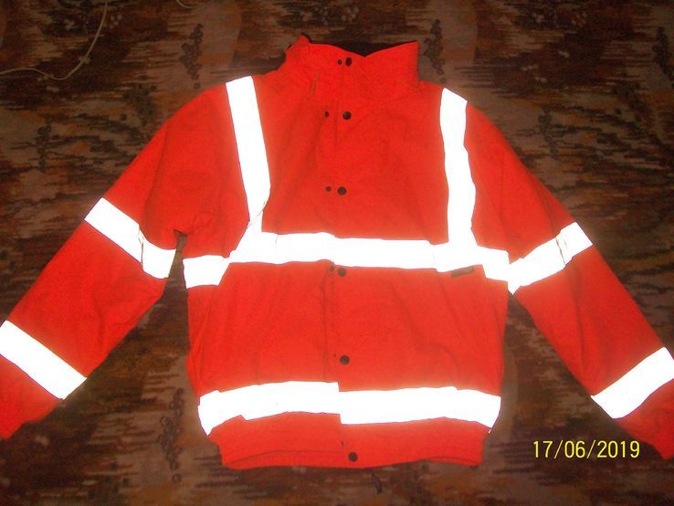 Курточка осенне-зимняя со светоотражателями для спецслужб. р. 52-54., фото №2