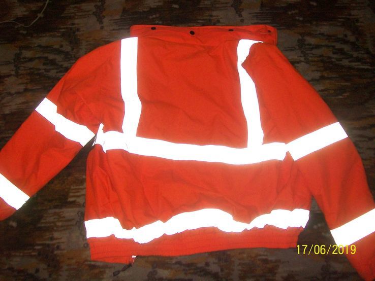 Курточка осенне-зимняя со светоотражателями для спецслужб. р. 52-54., фото №6