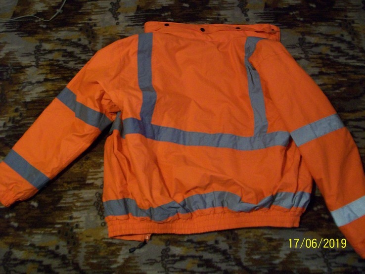 Курточка осенне-зимняя со светоотражателями для спецслужб. р. 52-54., фото №7