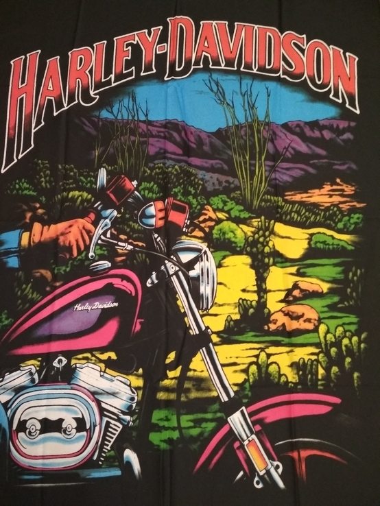 18. Баннер Harley-Davidson, 136x100см, новый, фото №4