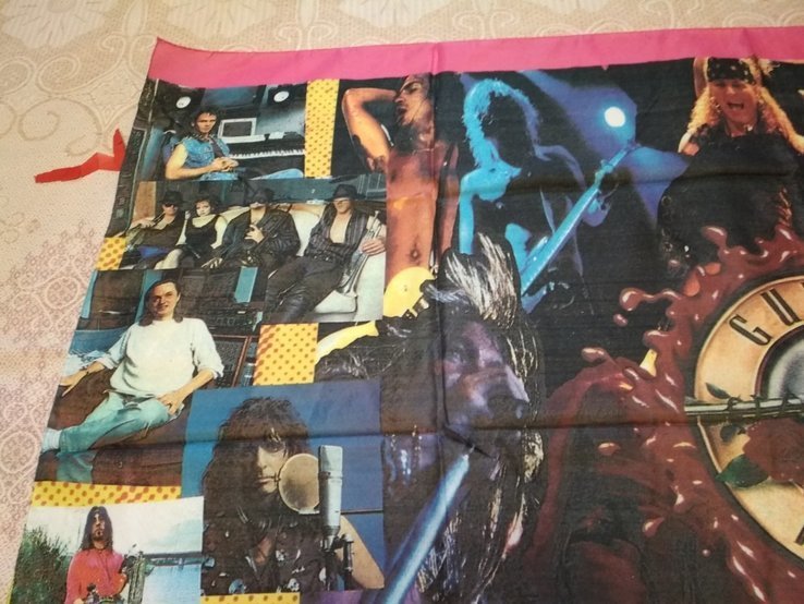 15. Баннер Guns N'Roses 97х135см, ткань, новый, photo number 4