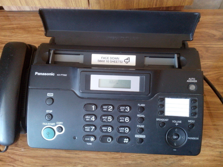 Факс телефон Panasonic KX-FT932UA, numer zdjęcia 4