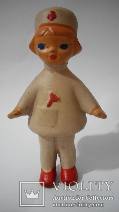 Кукла медсестра красный треугольник СССР, фото №2