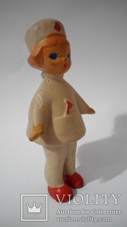 Кукла медсестра красный треугольник СССР, фото №7