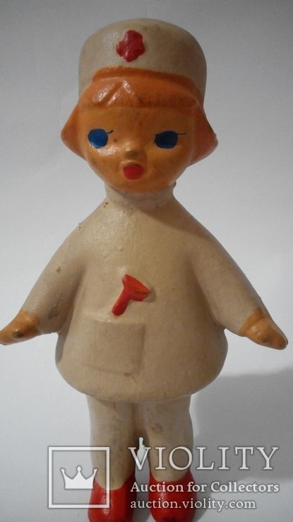 Кукла медсестра красный треугольник СССР, фото №9