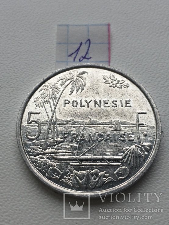 Французская Полинезия 5 франков 1986 год