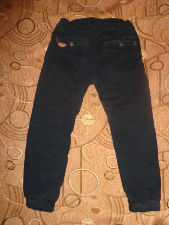 Утеплённые коттоновые брюки GRACE, размер 122, photo number 6