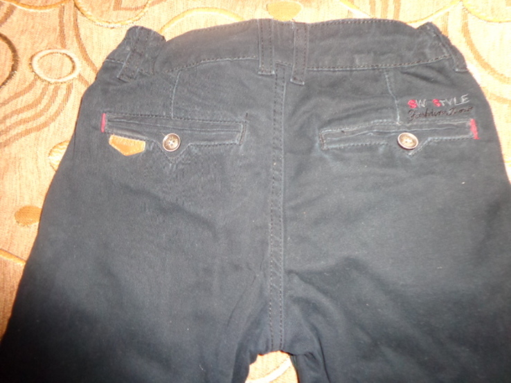 Утеплённые коттоновые брюки GRACE, размер 122, фото №7