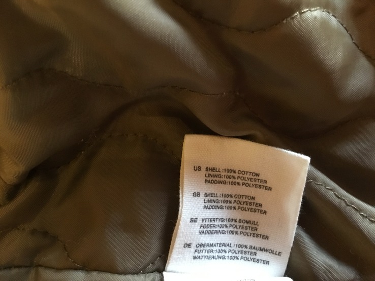 Куртка пальто дафлкот HM из вельвета на меху, 6-7 лет, фото №9