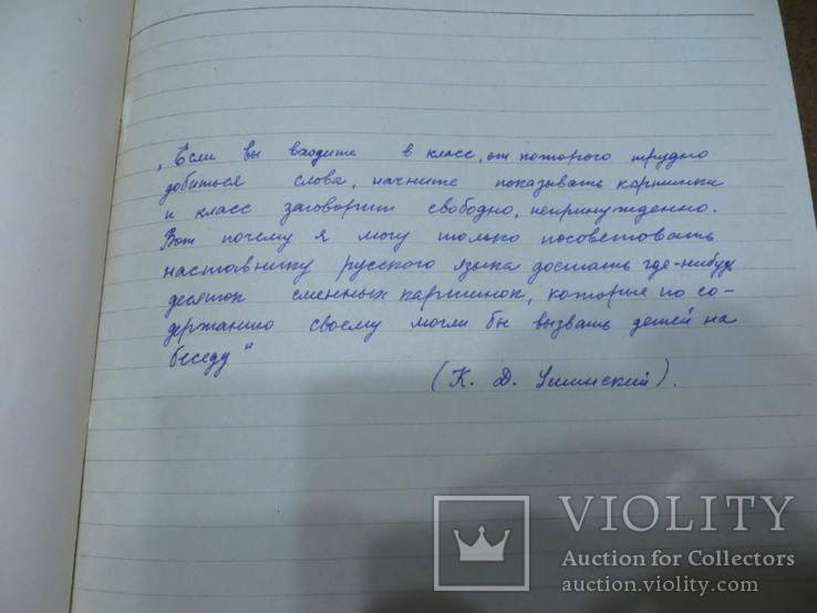 Классный журнал 1950 х годов.школьные сочинения на укр.языке., фото №4