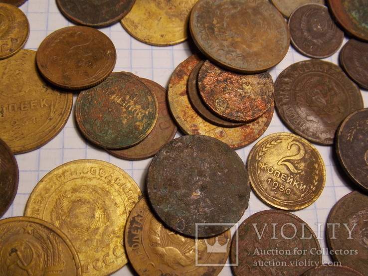 139 монет СССР ( Накопано за год ), фото №3