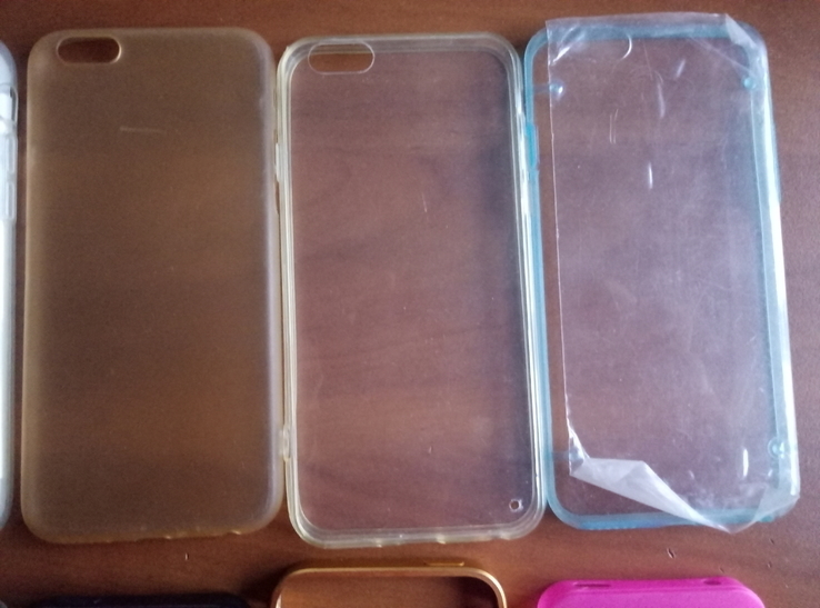 Силиконовые и пластиковые накладки для iPhone 4,5,6,7, фото №4