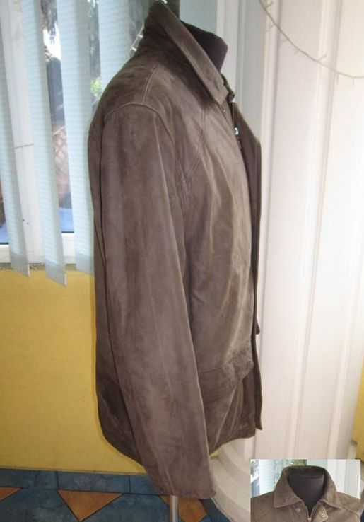 Утеплённая кожаная мужская куртка LEATHER STYLE. Англия. Лот 575, фото №6