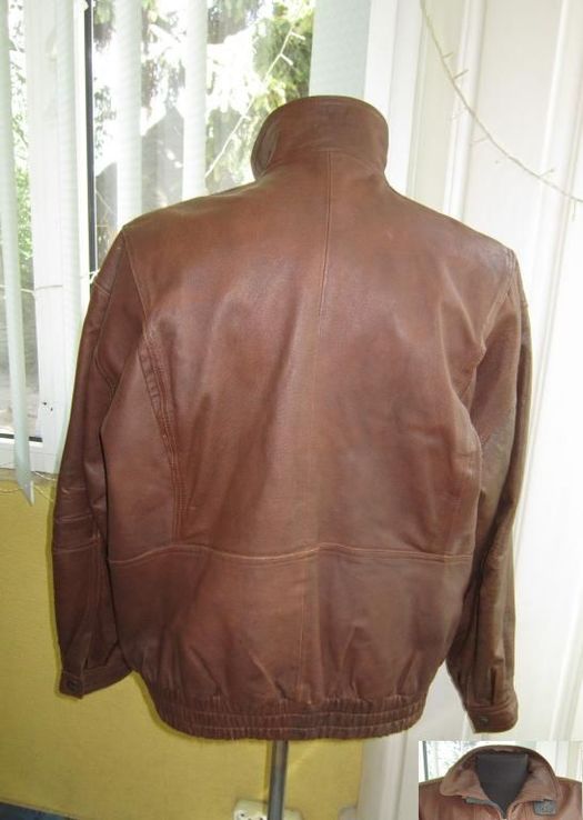 Большая кожаная мужская куртка FRONT Line.  Лот 577, фото №5