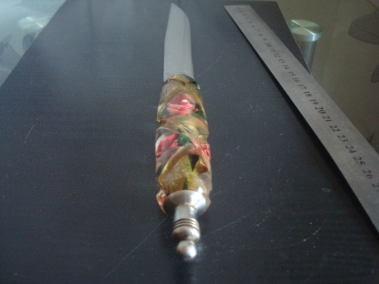 Кухонный нож,наборная ручка,работа "ИТК", numer zdjęcia 8