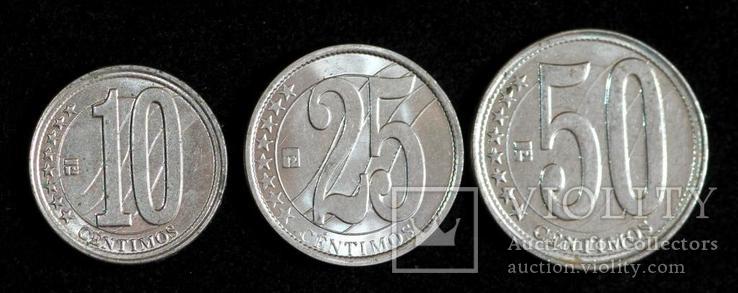 Набор монет Венесуэлы ( 3 шт ), фото №2