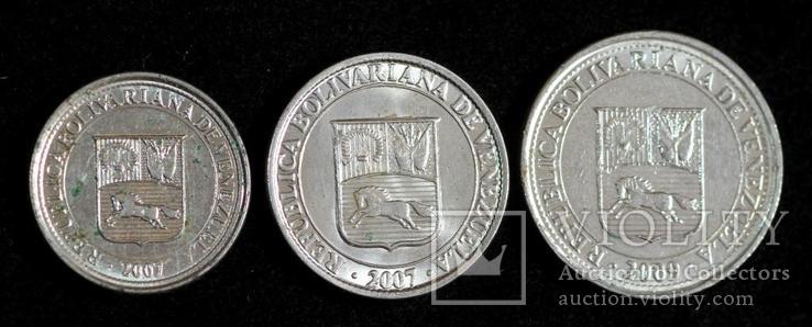 Набор монет Венесуэлы ( 3 шт ), фото №6