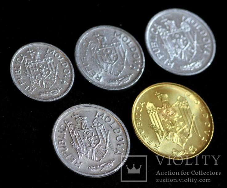 Набор монет Молдавии ( 5 шт ), фото №5