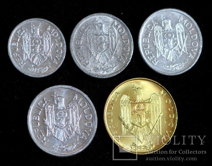 Набор монет Молдавии ( 5 шт ), фото №6