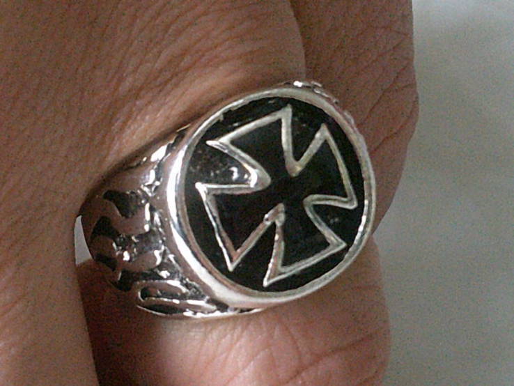 Перстень  - железный крест, фото №8