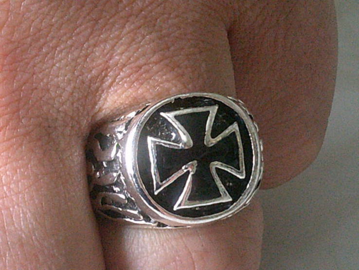 Перстень  - железный крест, фото №9