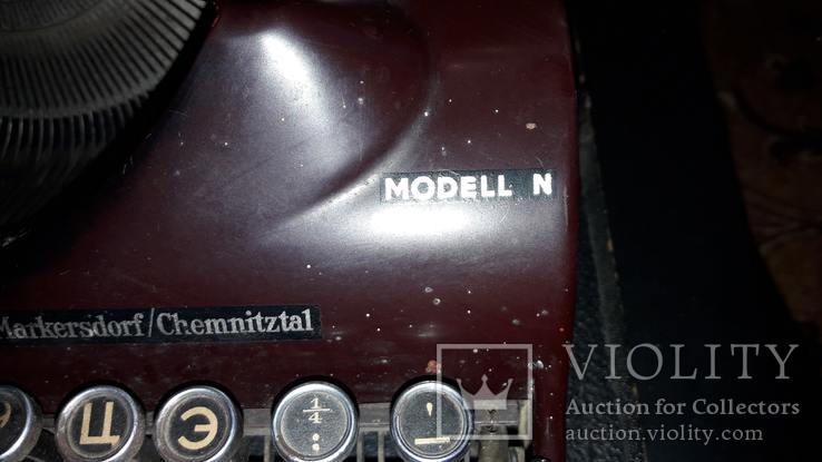 Машинка пишущая GROMA modell N(Германия, около 1940-1941 г.г.), фото №4