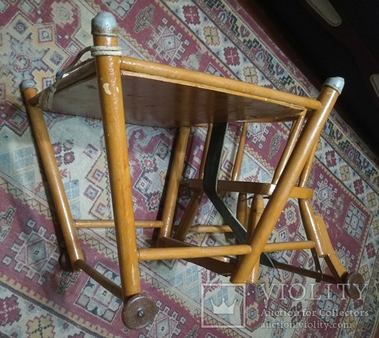 Старинные детские ходули-стол-стул трансформер, фото №5