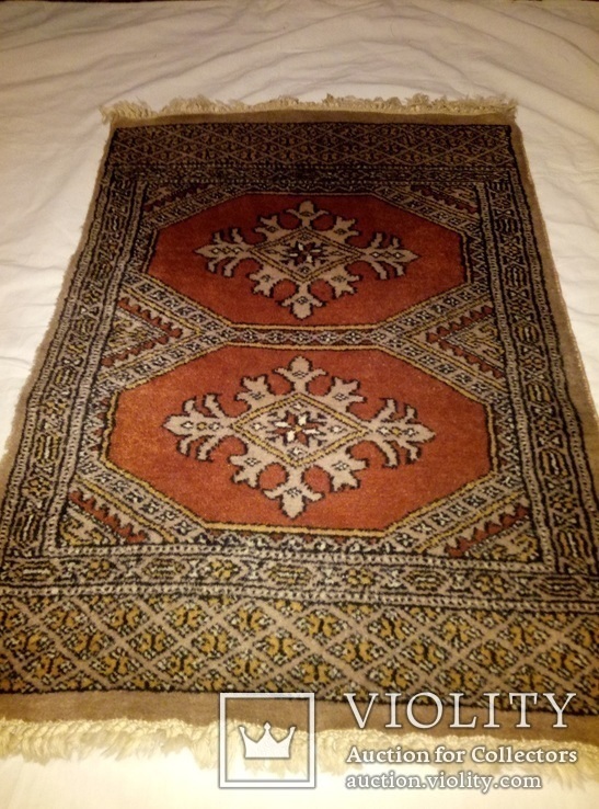Старинный персидский коврик (Бухара ручное плетение) Импорт, Германия, фото №3