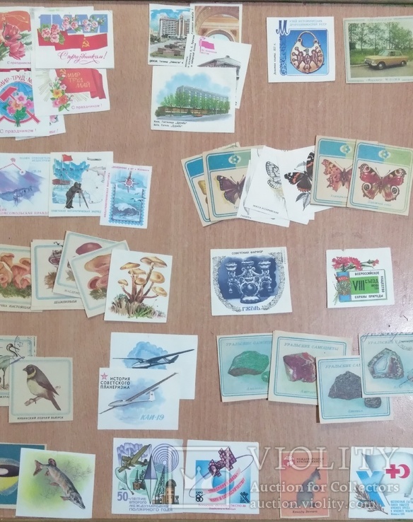Картинки от почтовых конвертов СССР. По темам. 110 шт., фото №4