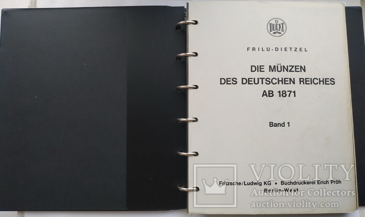 Альбом для монет Германской империи и республики DUCAT б/у 11 листов 25,5 * 22,5 см, фото №5