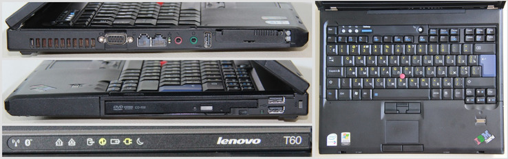 Lenovo ThinkPad T60 - Intel C2D (2х1.66Ггц)/2ГБ/250ГБ/Intel GMA 950, фото №4