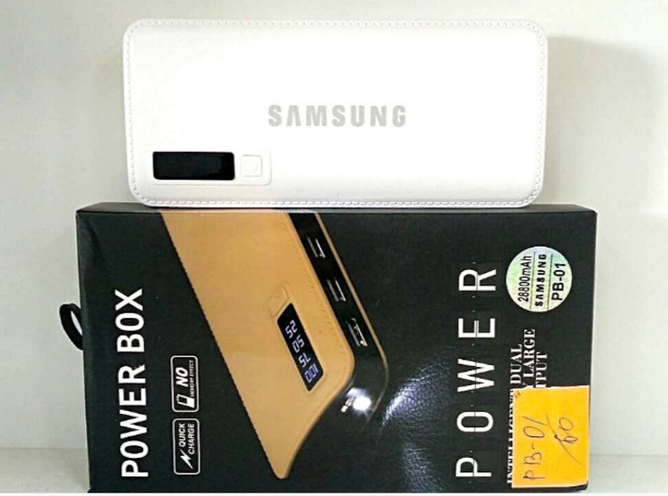 PowerBank SAMSUNG 60000mAh МОЩНЫЙ +LED фонарик, 3 USB, фото №7