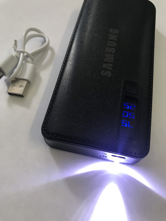 PowerBank SAMSUNG 60000mAh МОЩНЫЙ +LED фонарик, 3 USB, фото №7