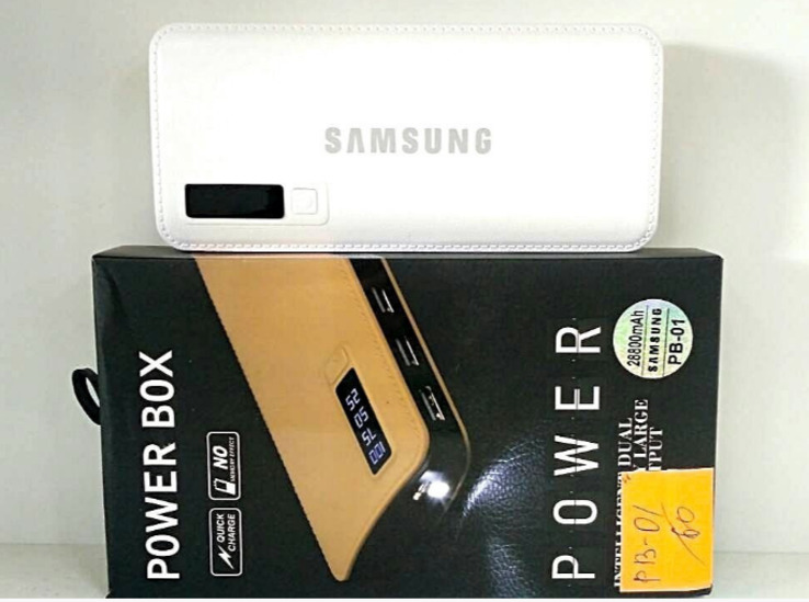 PowerBank SAMSUNG 60000mAh МОЩНЫЙ +LED фонарик, 3 USB, фото №2