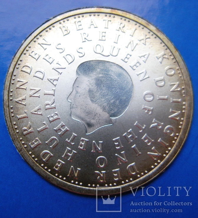 Нидерланды, набор*3 шт серебряных евро 2004  в официальной упаковке IMPORTA, фото №8