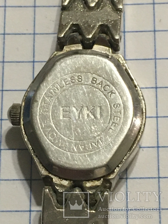 Женские Японские часы EYKI с бриллиантами, кварц, рабочие, фото №8
