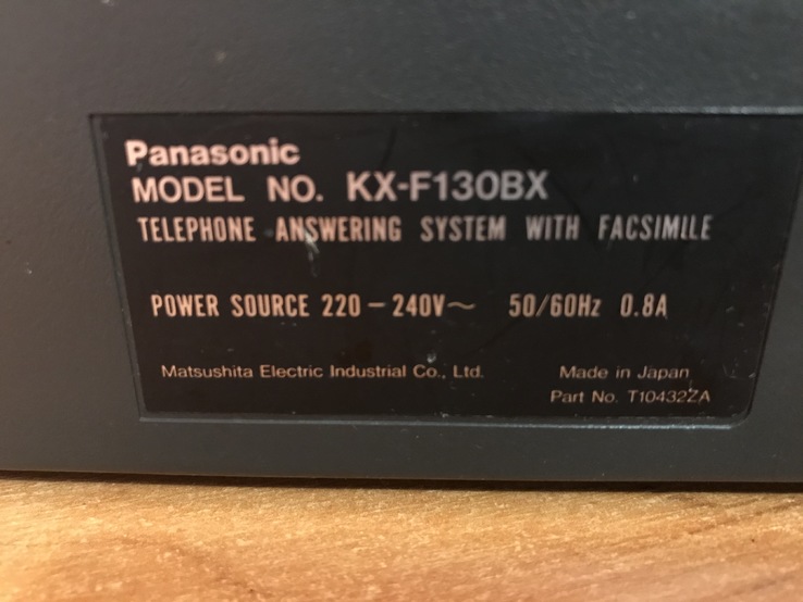 Телефон Факс Panasonic  KX-F 130, фото №10