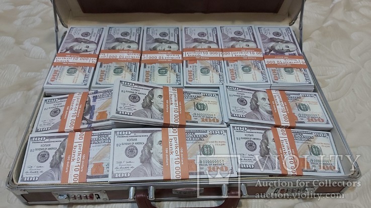 Дипломат + Сувенирные деньги 100$, Сувенірні гроші 100 $, фото №2