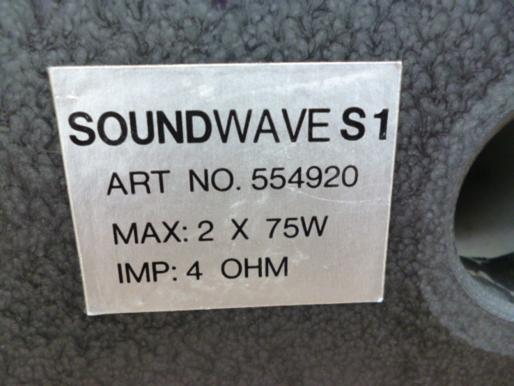 Колонка Акустика SOUND WAVE S 1  2*75W   з Німеччини, фото №12